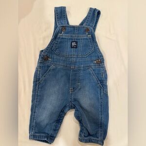 NWOT osh kosh b’gosh denim overall size 3m